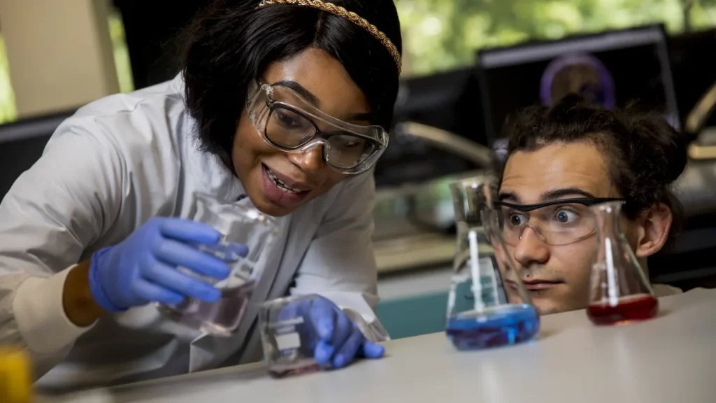 Student scientists at ARU